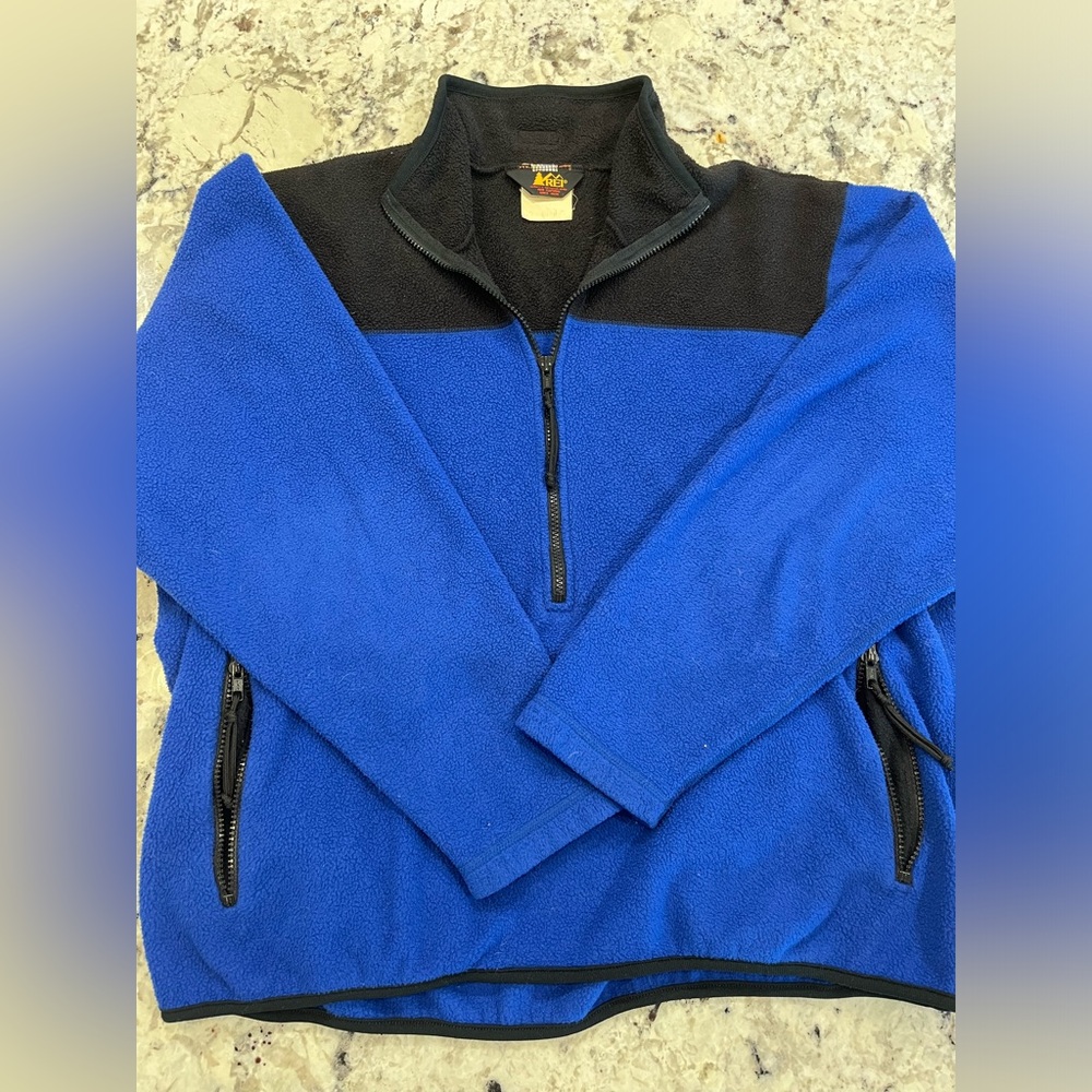 Vintage Large REI Fleece Quarter-zip